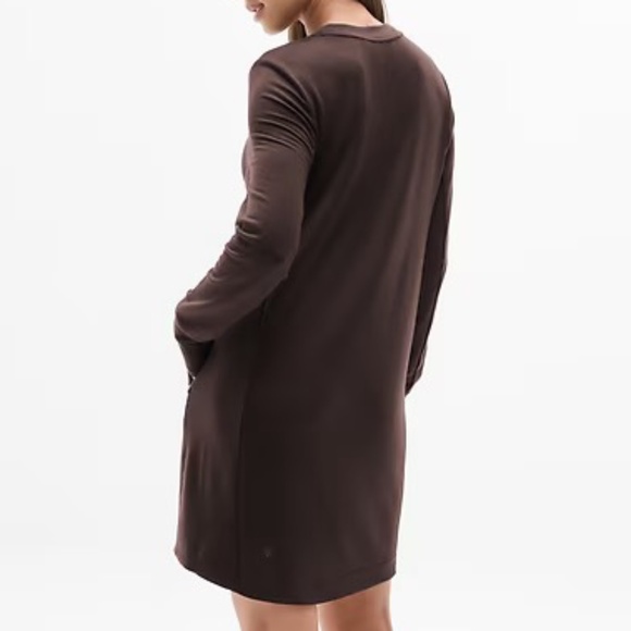 Athleta 'Coaster Luxe Sweatshirt Dress' in dark purple - Picture 8 of 11